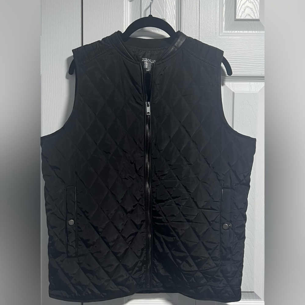 Young USA Black Vest Jacket